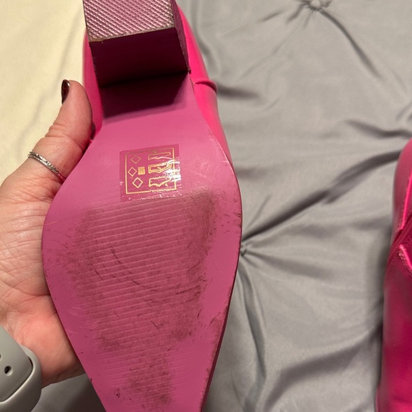 Pink Western Ankle Boots - Picture 4 of 6